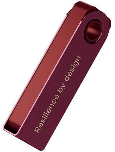 Aparatinė piniginė kriptovaliutoms Ledger Nano S Plus Crimson Magenta