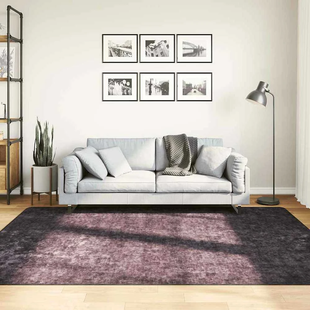 Kilimas, antracito spalvos, 160x230cm, neslystantis, skalbiamas