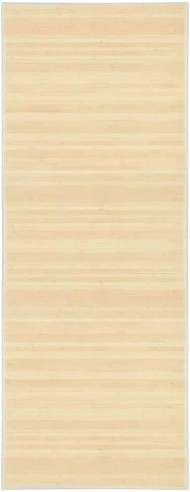 Kilimas, natūralios spalvos, 80x200 cm, bambukas