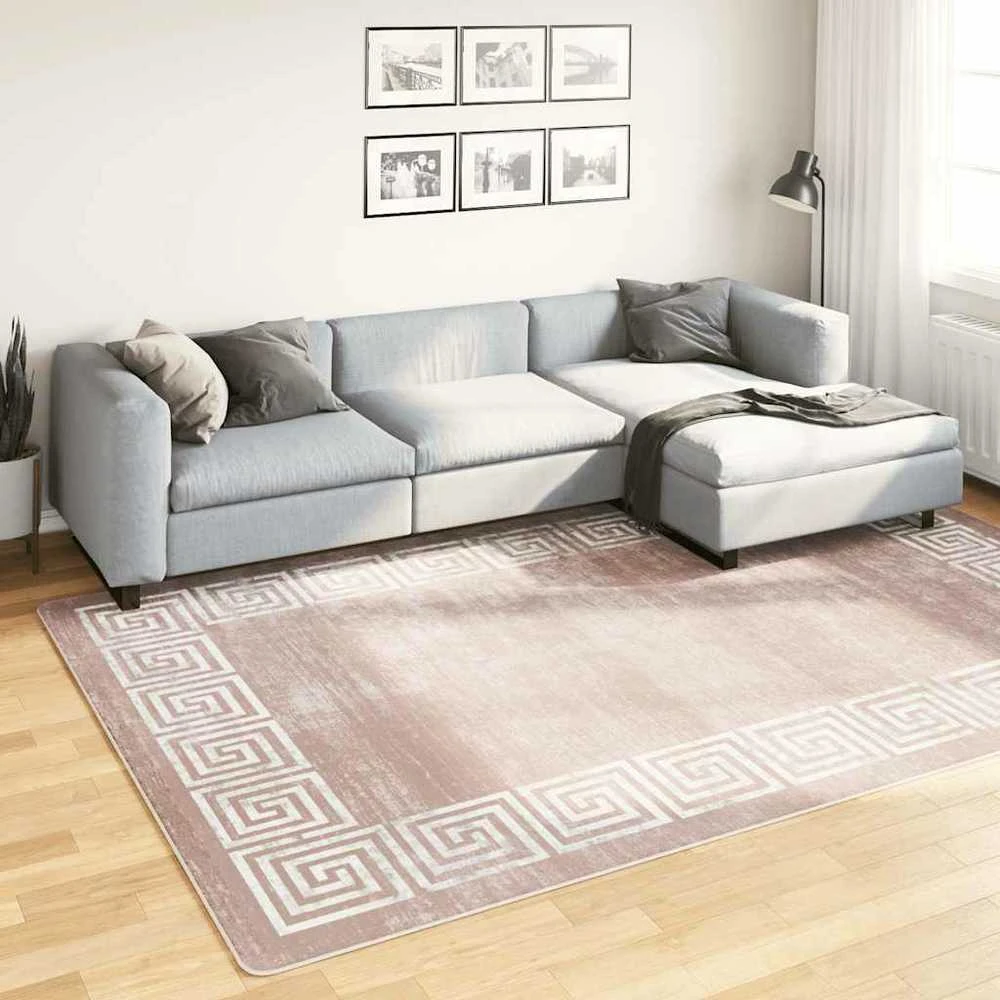 Kilimas, smėlio spalvos, 190x300cm, neslystantis, skalbiamas