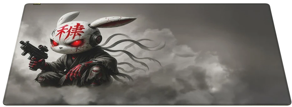 Kilimėlis Carruzzo HATOR Tonn EVO 3XL Angry bunny Žaidimo pelės padėkliukas Multi spalvos