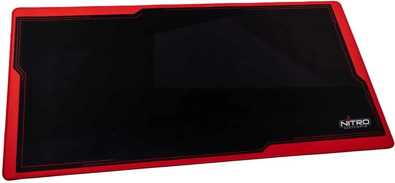 Nitro Concepts DM12 pelės kilimėlis (juoda/raudona) | 1200x600x3mm