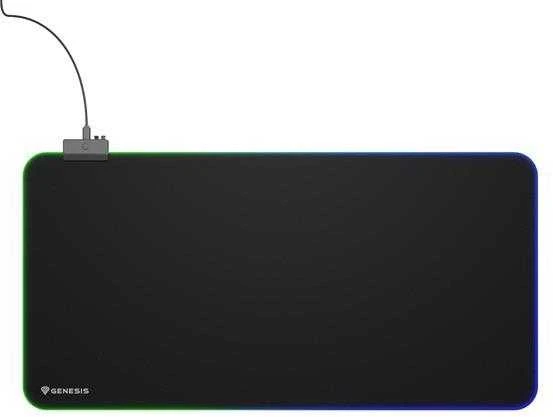 Genesis Pelės kilimėlis | Boron 500 XXL RGB | Pelė pad | 400 x 800 x 4 mm | Juodas
