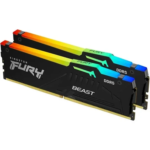 RAM „Kingston Fury Beast RGB 64GB“ [2x32GB 5600MHz DDR5 CL36 DIMM]