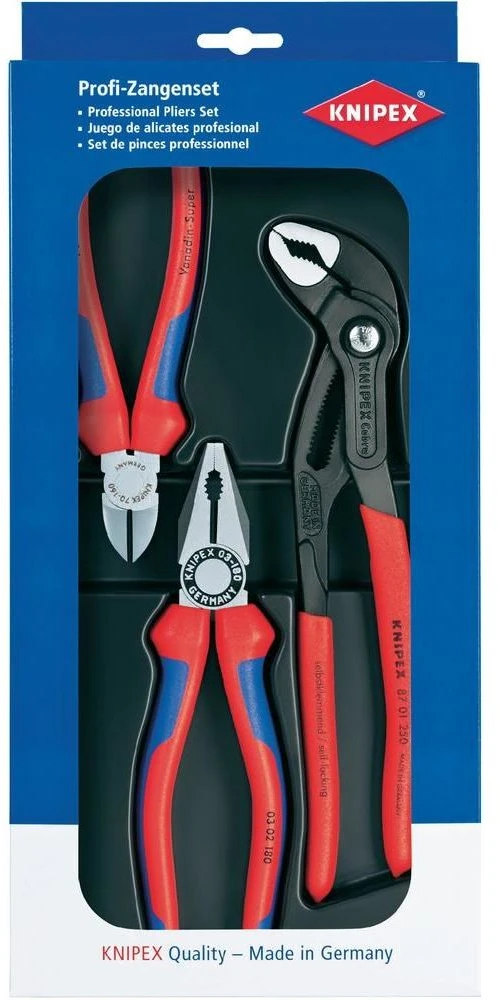 Replių komplektas Knipex 002009V01; 3 vnt.