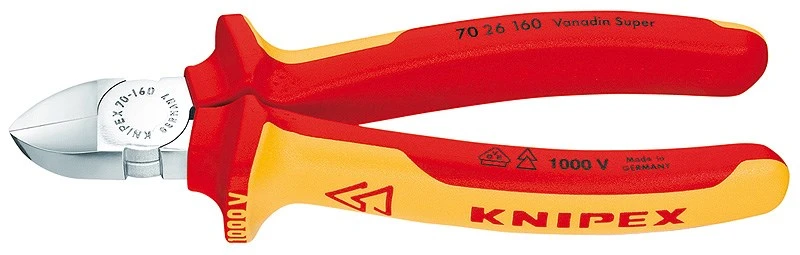 KIP Knipex 70 26 160 replės Įstrižinės replės