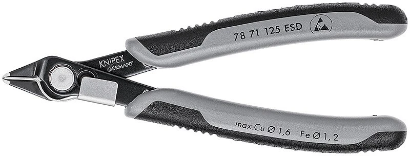 KIP Knipex 78 71 125 ESD replės Įstrižinės replės
