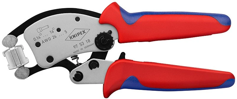 Antgalių užspaudimo replės KNIPEX Twistor 16