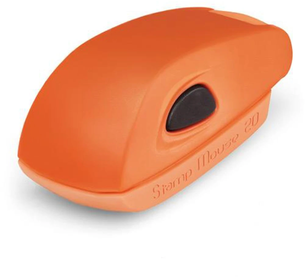 Kišeninis antspaudas Colop Mouse 20, oranžinės spalvos
