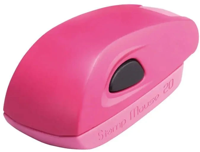 Kišeninis antspaudas Colop Mouse 20, rožinės spalvos