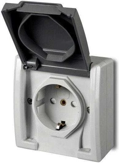 Kištukinis lizdas ELEKTRO-PLAST AQUANT, IP55