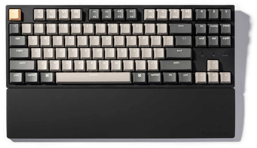 Pelė Keychron Silikoninė delno atrama PR45 80% (358 x 79,5 x 18 mm) Atrama Riešui