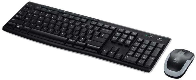 Belaidis klaviatūros ir pelės rinkinys Logitech MK270, QWERTY išdėstymas