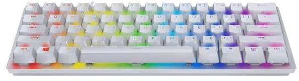 60% Mechaninė Žaidimų klaviatūra Razer Huntsman Mini Mercury Edition, Red Switch, US išdėstymas