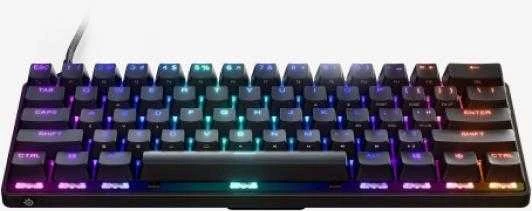 Klaviatūra žaidimams SteelSeries Apex 9 Mini, US kalba, Juodos spalvos