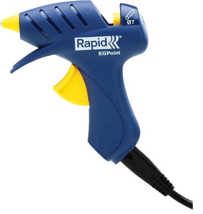 Klijų pistoletas Rapid EG Point, D7, V21, blisteryje