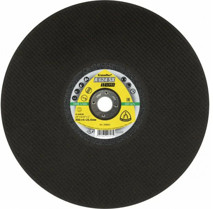 KLINGSPOR.TARCZA MET 350mm x 4,0mm x 25,4mm A624SX