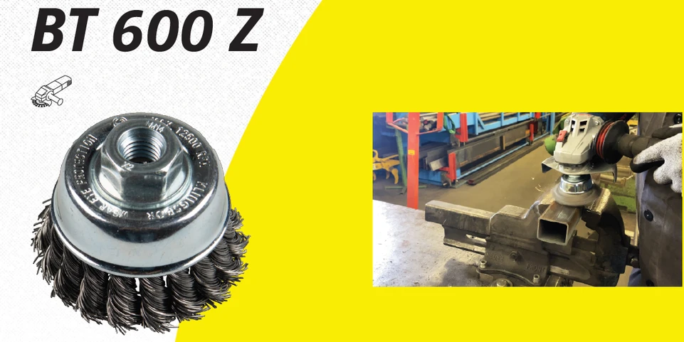Metalinis šepetys-taurelė KLINGSPOR BT 600Z 65/M14 0,5