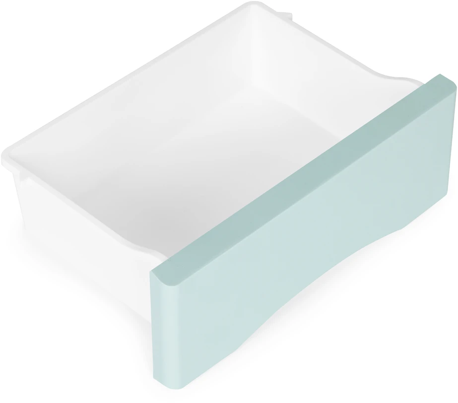 ModernHome plastikinė lentyna su 5 spalvotais stalčiais ant ratukų