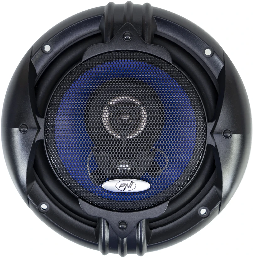 Koaksialiniai automobilių garsiakalbiai PNI HiFi650, 120W, 16.5 cm, 3 juostų, komplekte su grotelėmis, 2 vnt.