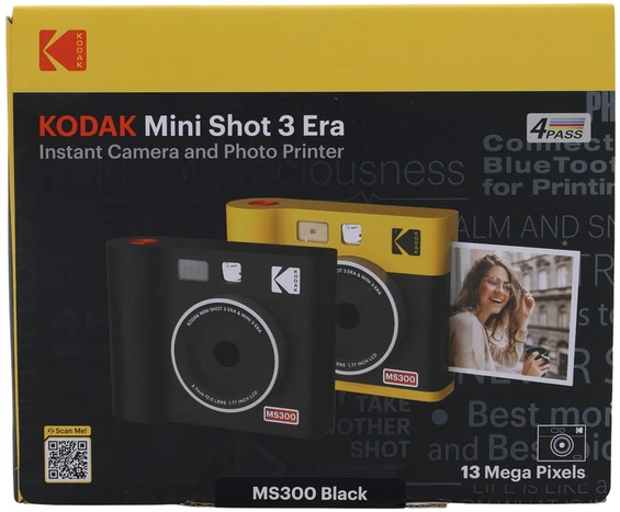 KODAK MINI SHOT 3 ERA Juodas MS300B Sofortbildkamera