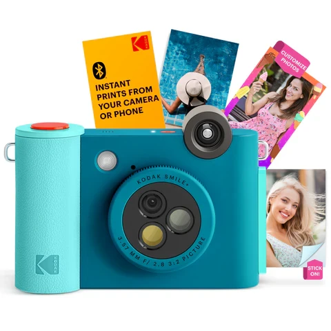 Kodak SMILE+ Momentinis fotoaparatas, 2×3”, Mėlyna