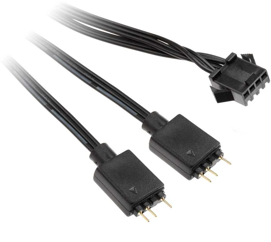 Kolink 4 kontaktų ventiliatoriaus ir 3 kontaktų 5 V ARGB laido adapteris