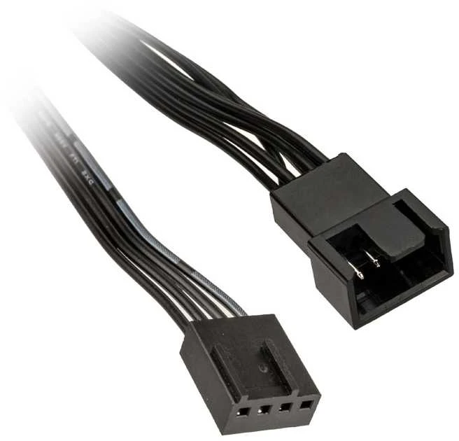Kolink 4-pin PWM extension 30 cm – juodas