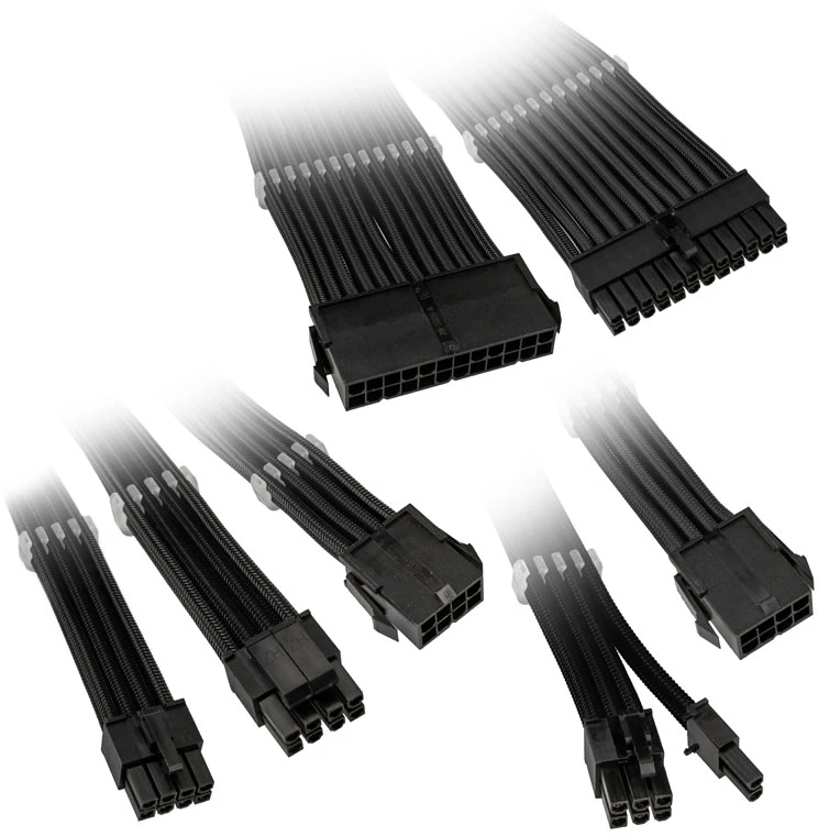Kolink Core Adept Braided Cable Extension Kit – Juodas