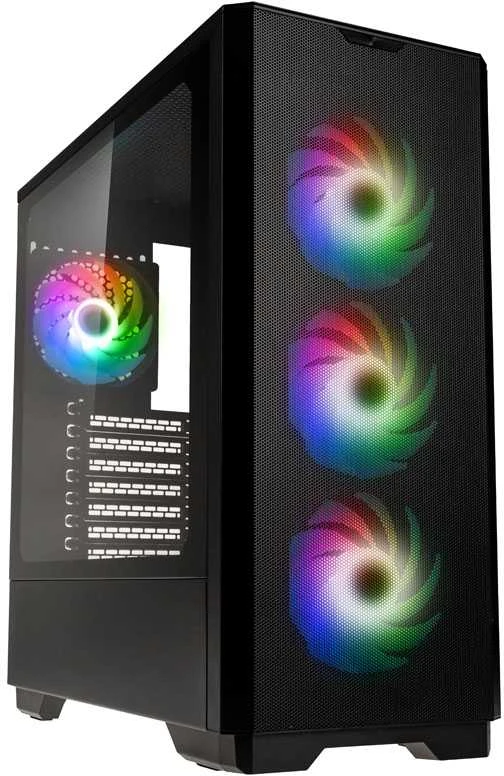 Kolink Unity Solar ARGB Mesh Mid-Tower – juodos spalvos