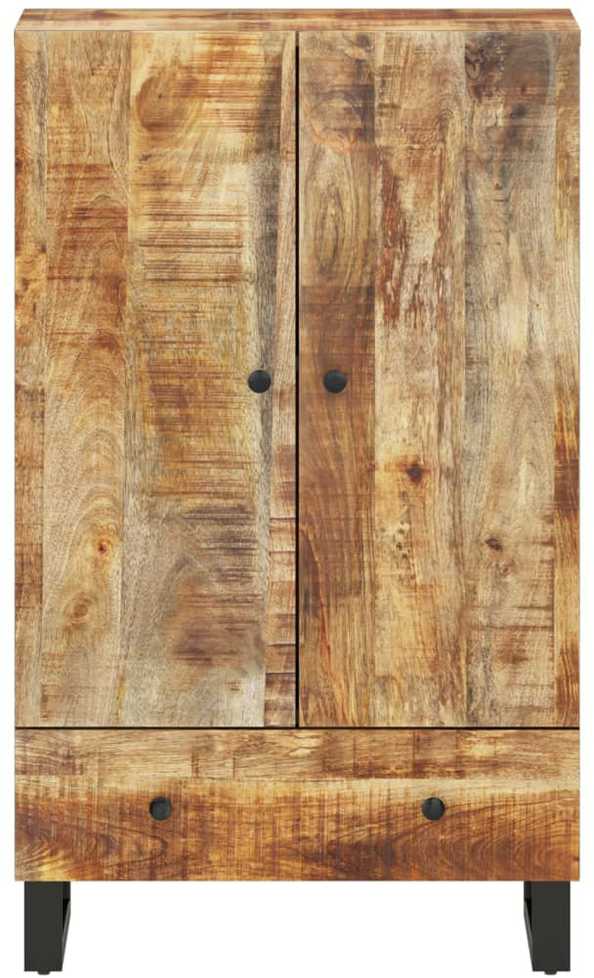 Komoda su stalčiumi, 60x33x100cm, mango masyvas ir geležis