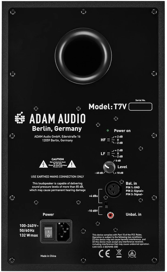 Adam Audio Adam T7V kolonėlė, Juoda, 1vnt.