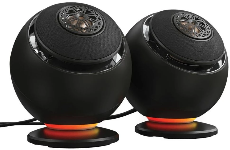 Kompiuterio kolonėlės Creative Pebble Nova USB-C 2.0 computer speakers juodos spalvos