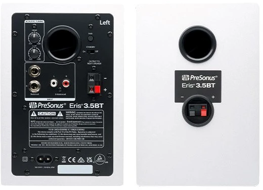 Studijinės Monitorinės Kolonėlės - PreSonus Eris 3.5 BT 2nd Gen Aktyvūs Balti