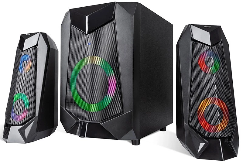 Kompiuterio kolonėlės TRACER 2+1 Hi-Cube RGB Flow BT garsiakalbiai