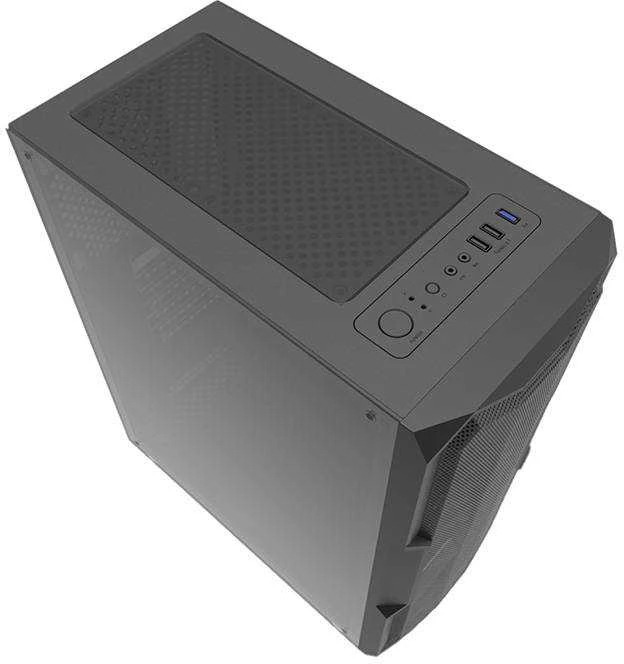 Kompiuterio korpusas Darkflash Aquarius ATX PC Case/Metallic style/Tempered glass side panel
