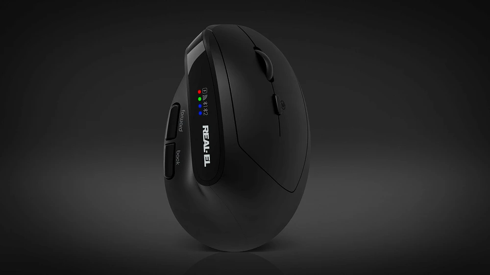 Kompiuterio pelė REAL-EL RM-490W Ergonomiška