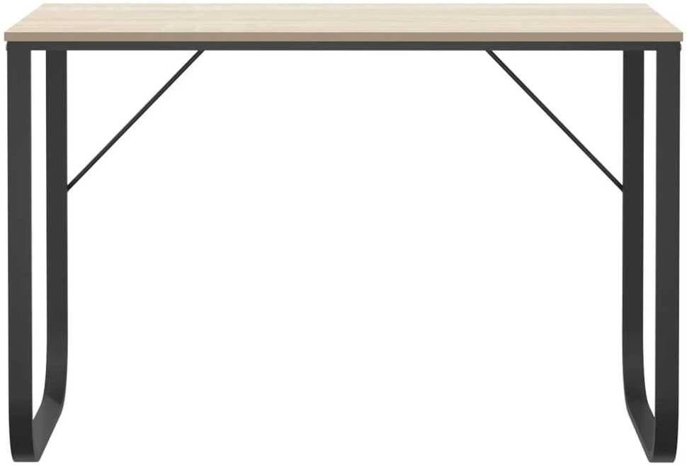 Kompiuterio stalas, juodos ir ąžuolo spalvos, 110x60x73cm, MDP