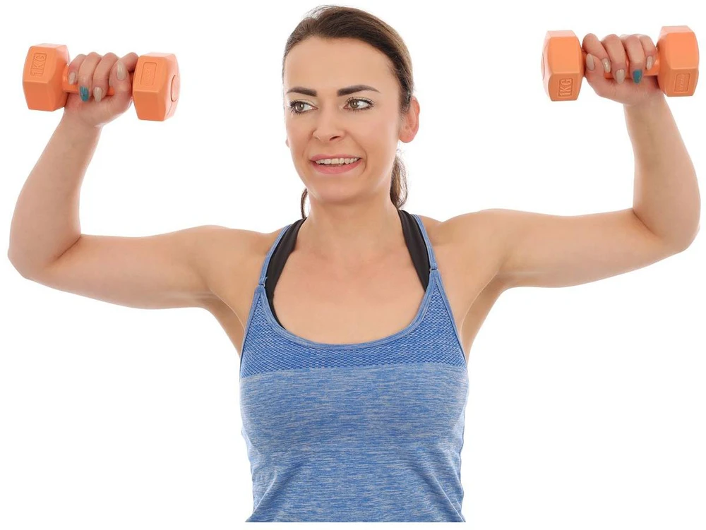 Kompozitiniai hanteliai 2x1 kg enero fit