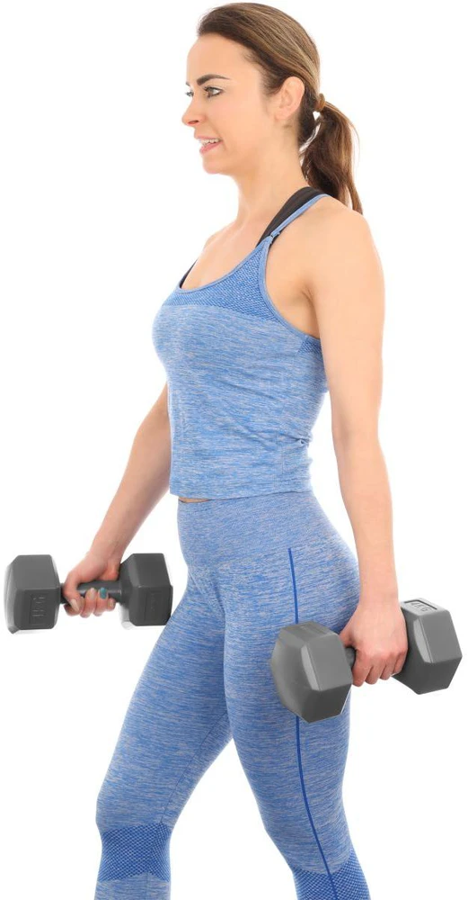 Enero Hantelių rinkinys EB Fit, 2x4kg, mėlynas