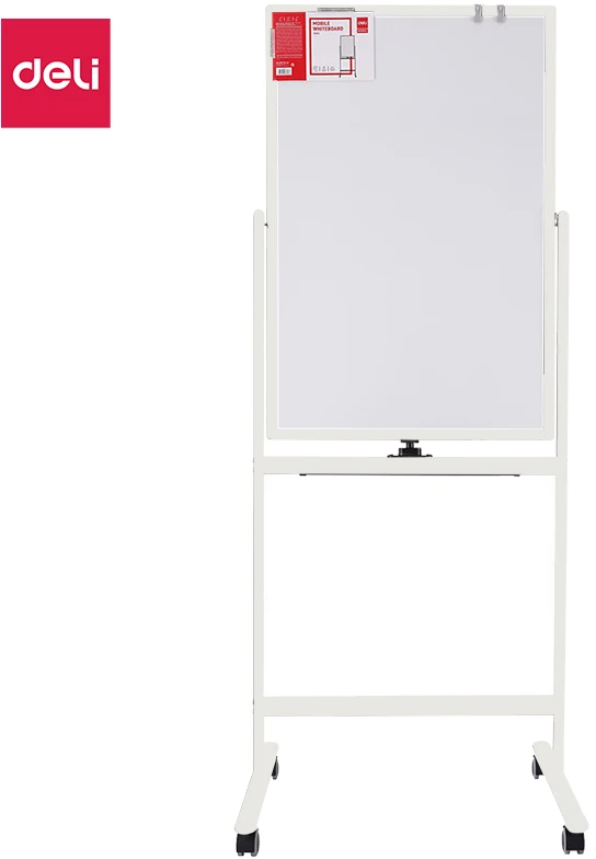Konferencinis stovas DELI, 60x90cm, dvipusis, su ratukais