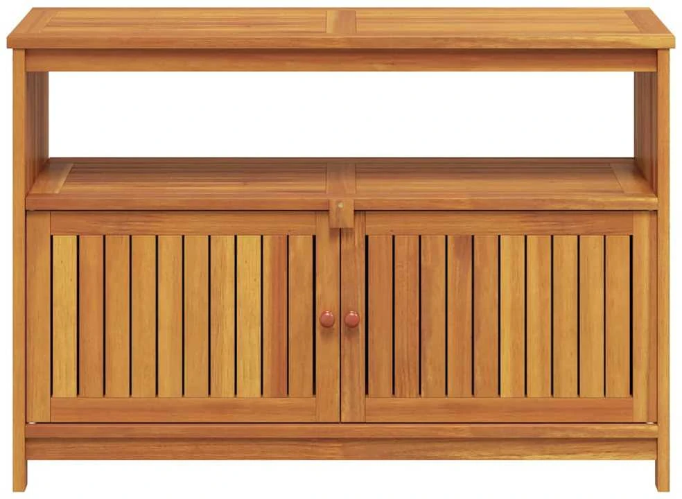 Konsolinis sodo staliukas, 110x35x75cm, akacijos masyvas
