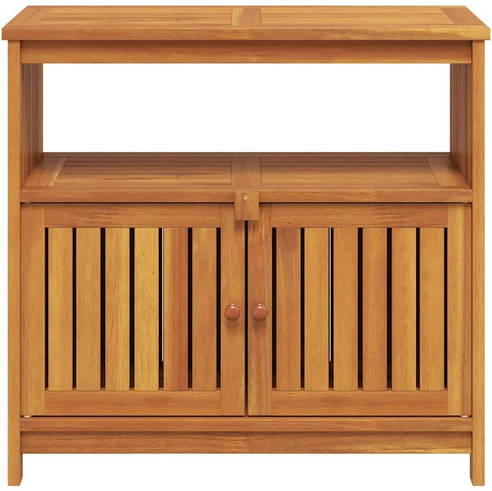 Konsolinis sodo staliukas, 80x35x75cm, akacijos masyvas