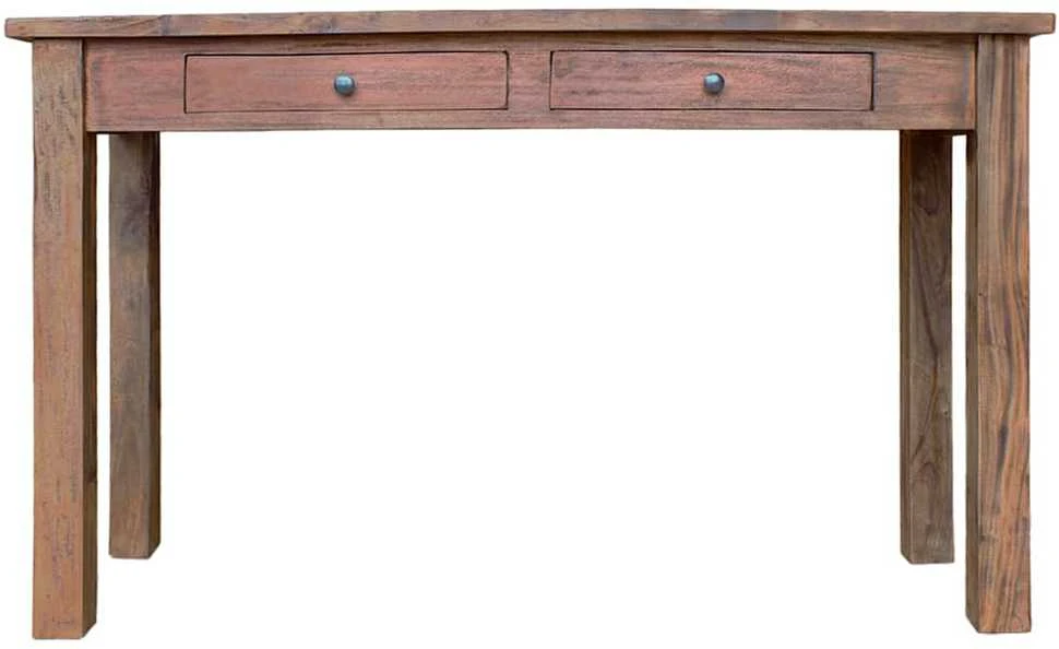 Konsolinis staliukas, 123x42x75cm, raudonmedžio masyvas
