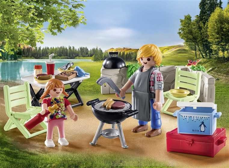 Konstruktorius Playmobil Family Barbecue 71427, plastikas