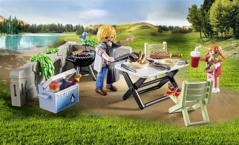 Konstruktorius Playmobil Family Barbecue 71427, plastikas