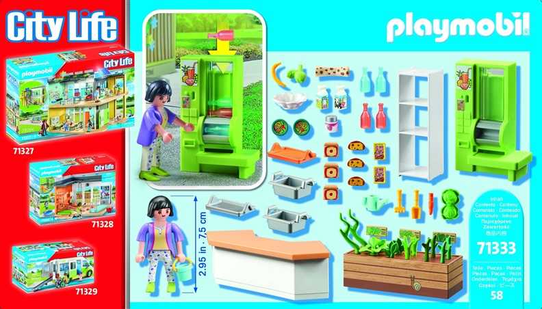 Konstruktorius Playmobil Lunch Kiosk 71333, plastikas