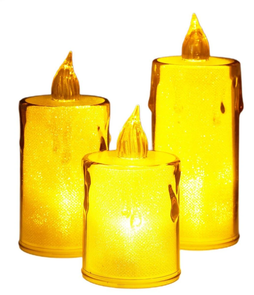 KOOPMAN dekorationinė LED žvakė 8 cm