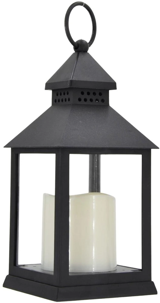 KOOPMAN DEKORACINIS ŽIBINTAS 23 CM LED SU BATERIJOMIS Juodas 176821