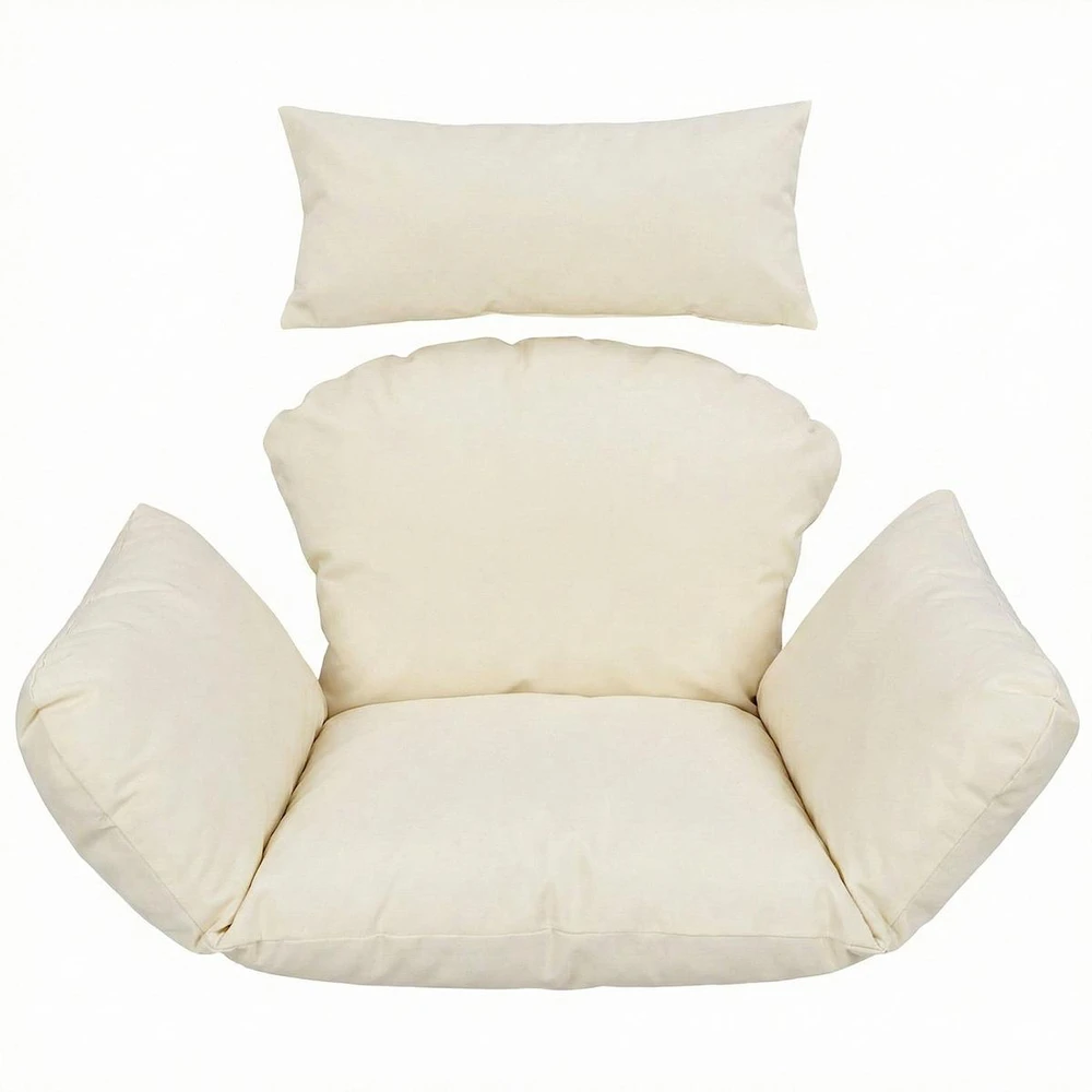 KOOPMAN kabanti pakabinamasis fotelis 105x195 cm ruda